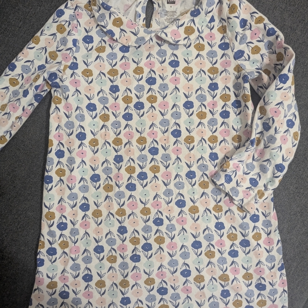Tea Collection Peter Pan Collar Floral Dress - Picture 2 of 3